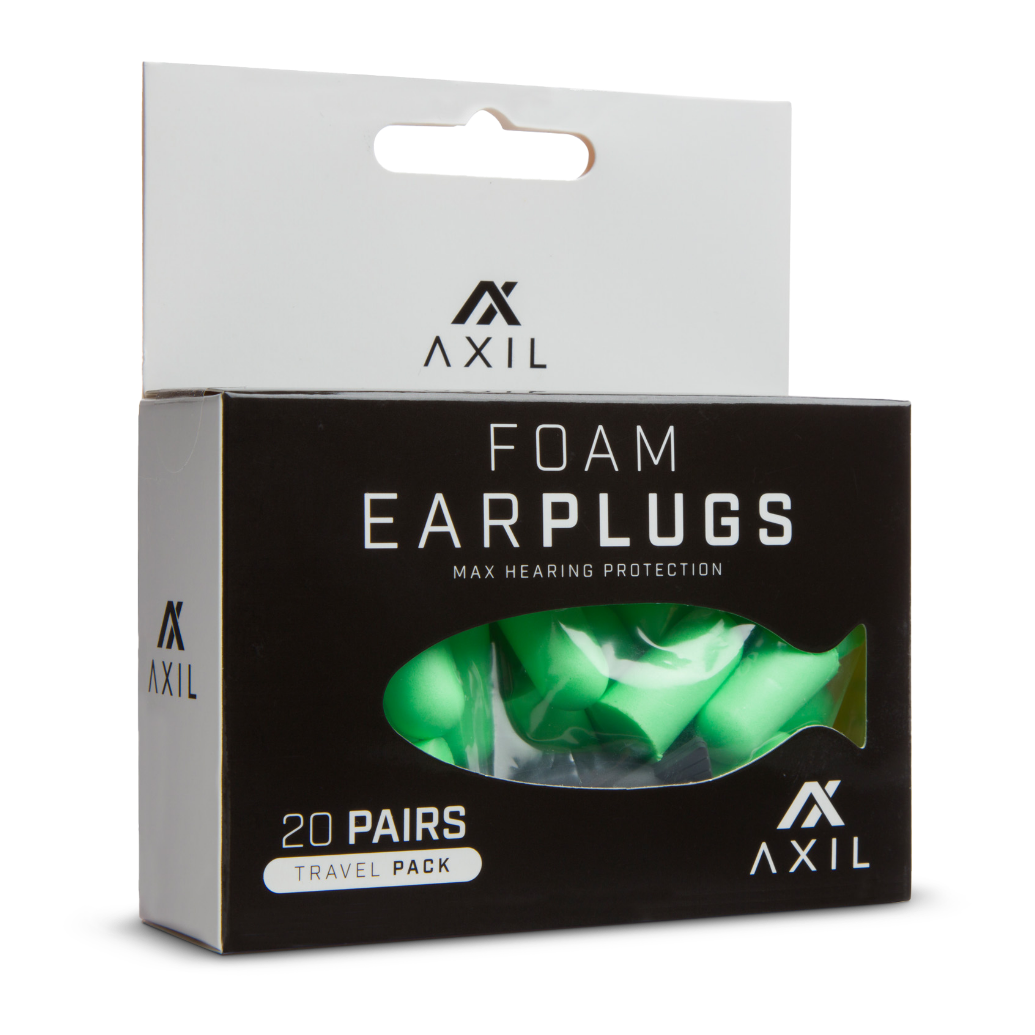 Foam Ear Plugs – 20 Pair Travel Pack