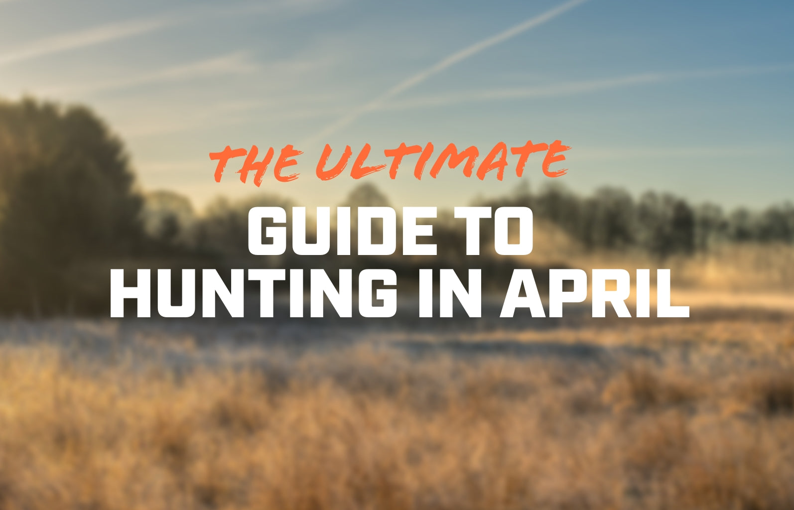 The Ultimate Guide to Hunting in April
