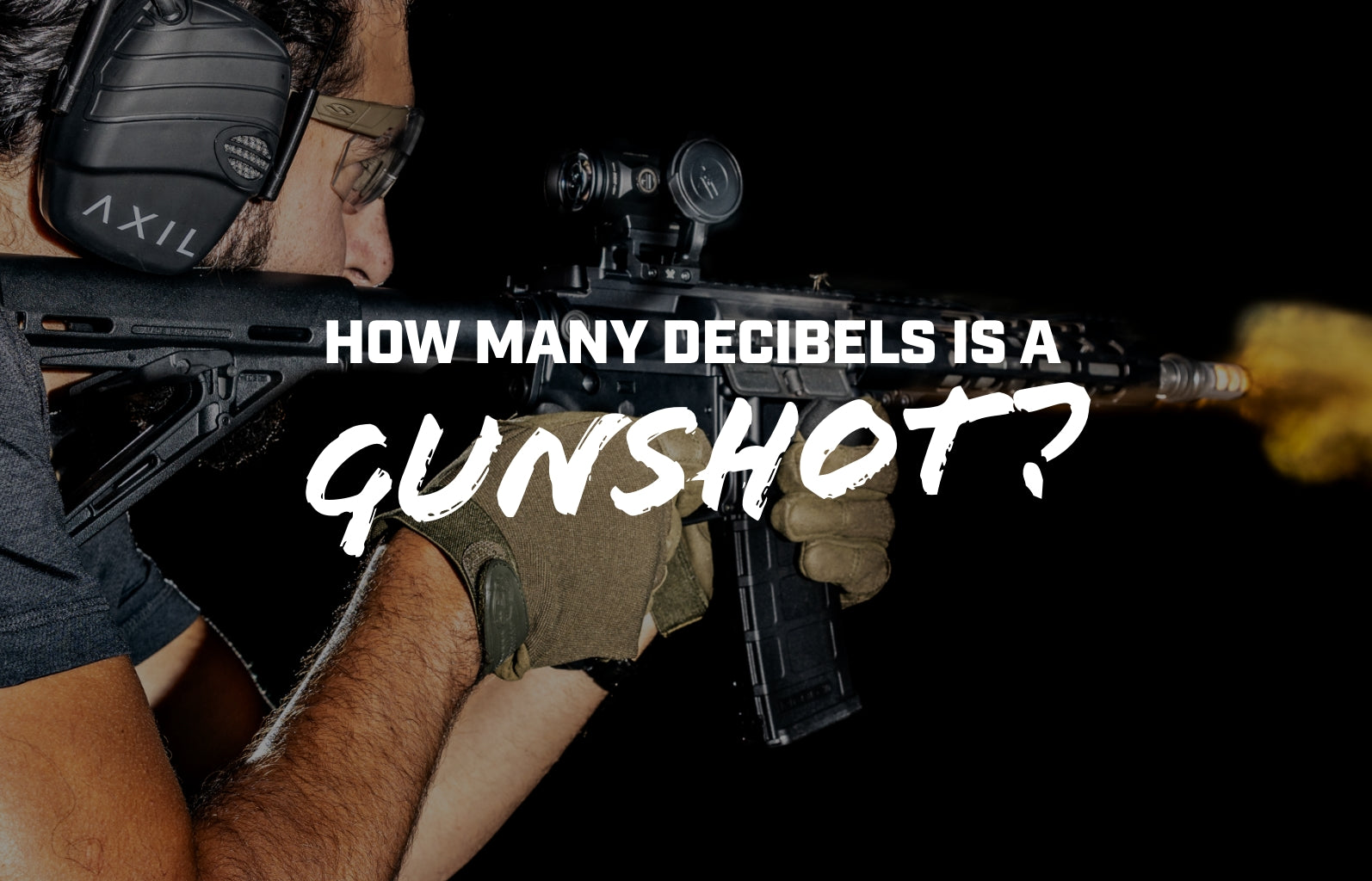 How Many Decibels Is A Gunshot