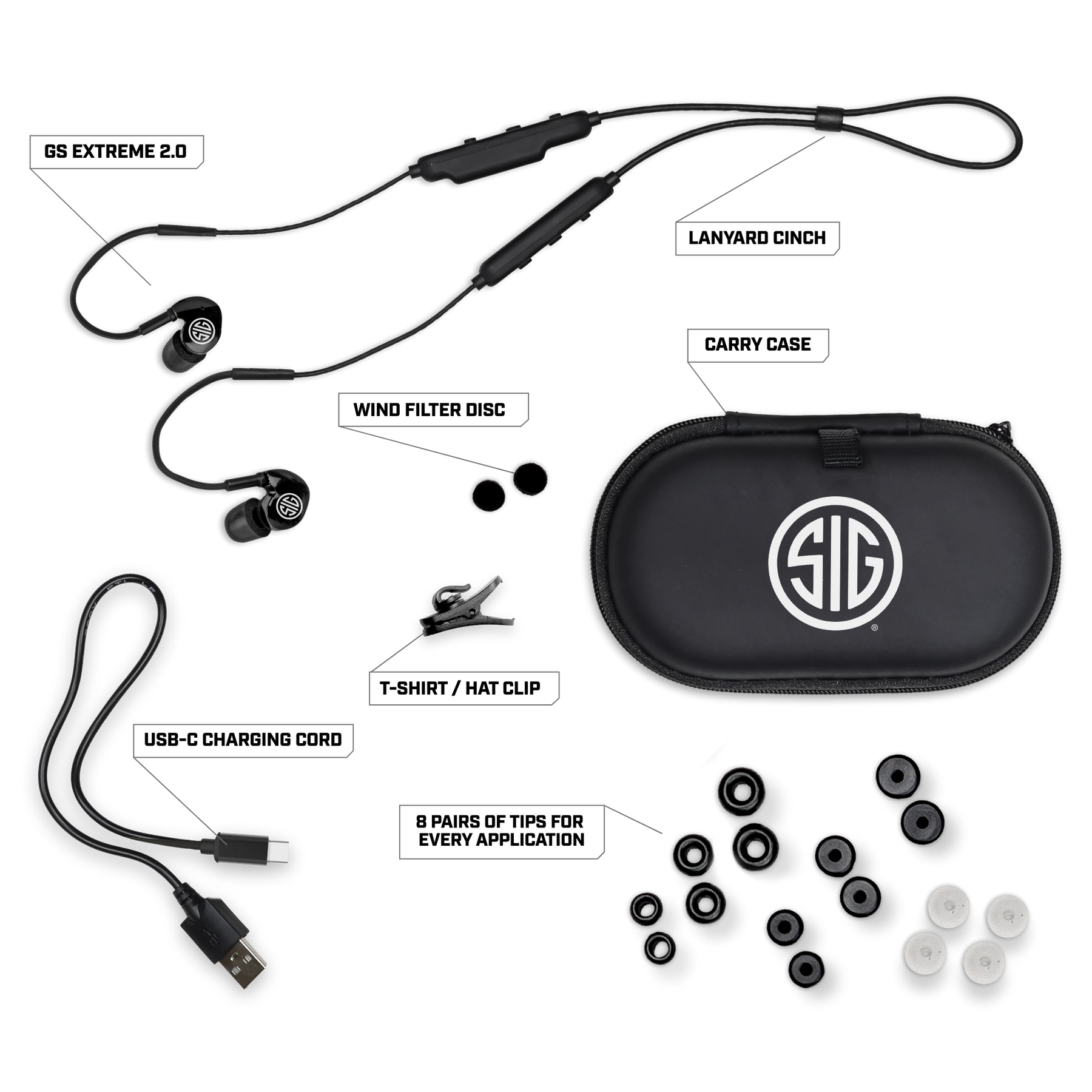 SIG SAUER GS Extreme Shooting Earbuds – AXIL