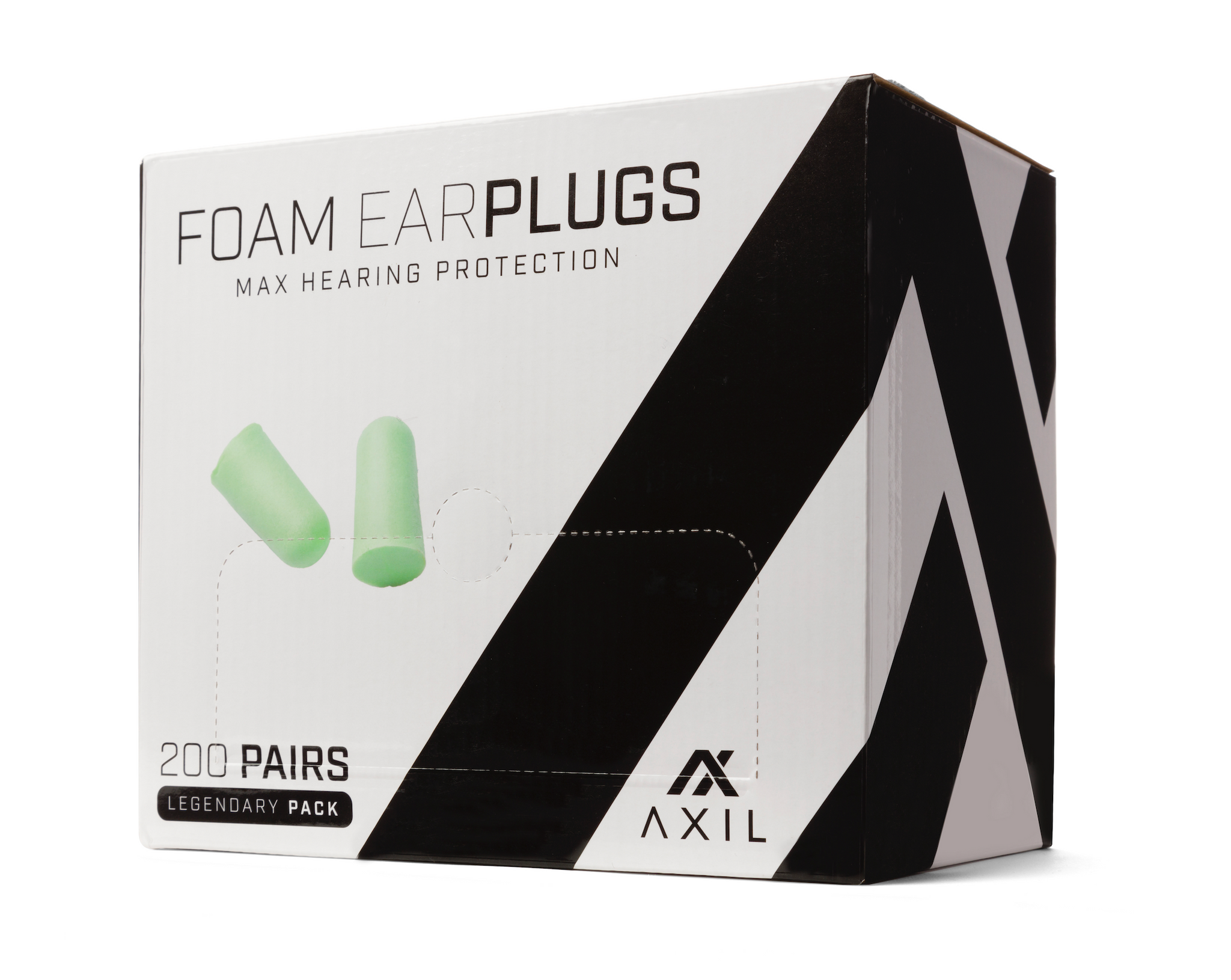Pre-Shaped Foam Earplugs (200 pairs)